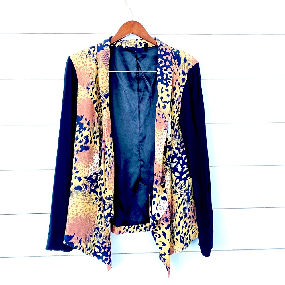 MINKPINK Cheetah Print Blazer